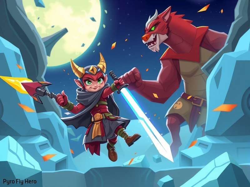 Pyro Fury Hero Combat Scene